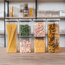 Potes Herméticos Acrílico Cristal