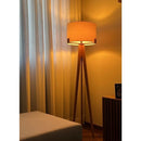 Abajur de Chão em Madeira