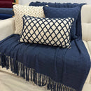 Kit Almofada e Manta Boho Chic