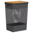 Cesto Roupa Suja 49L | Tampa Bambu