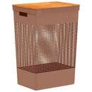 Cesto Roupa Suja 49L | Tampa Bambu
