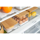 Porta Frios Clear com Tampa de Bambu