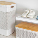 Cesto Roupa Suja 49L | Tampa Bambu