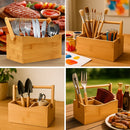 Porta Talheres Bambu com Alça