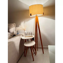 Abajur de Chão em Madeira