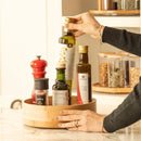 Bandeja Giratória Alta em Bambu